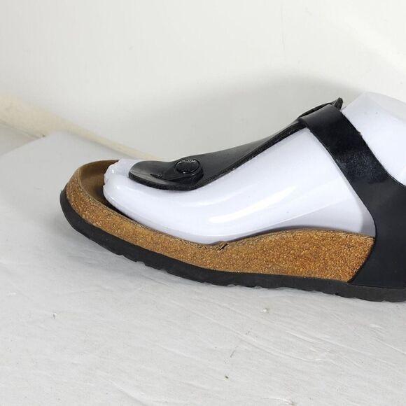 Birkenstock Women's Kairo US5 EU36 Black Birko-flor Flat Thong slingback Sandals - Picture 16 of 16